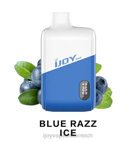 iJOY vape price - V8JT179 iJOY Bar IC8000 Einweg blaues Razz-Eis